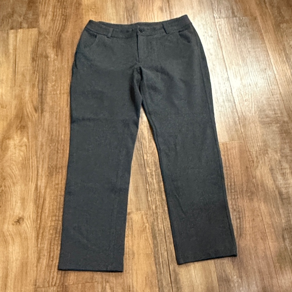 Duluth trading company dark gray pants size 10